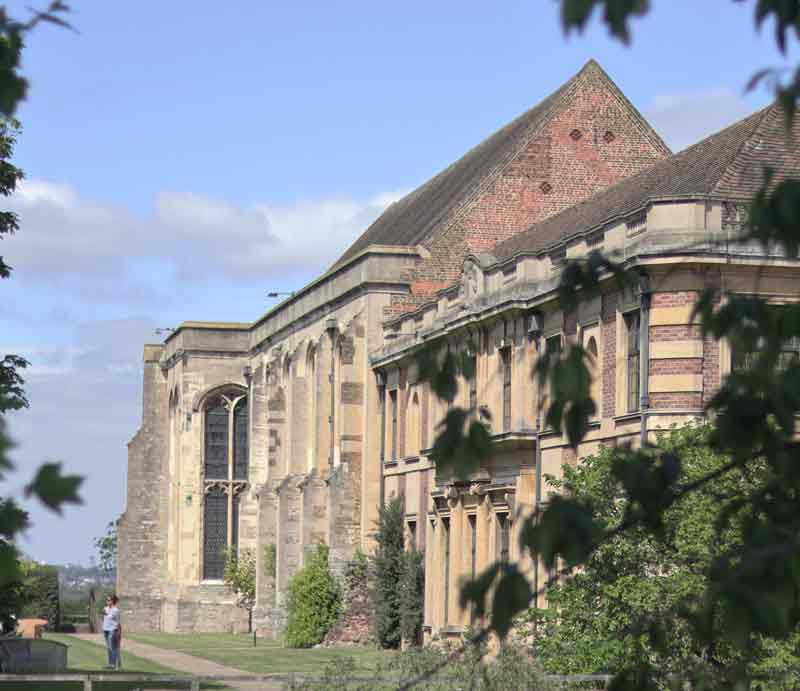 Eltham Palace exterior The medieval great hall.
